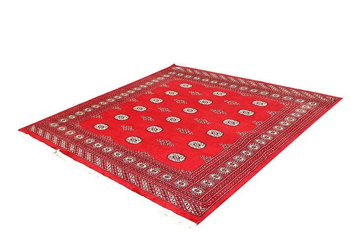 Red Bokhara 6' 8 x 6' 9 - No. 60803 - ALRUG Rug Store