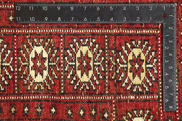 Red Bokhara 6' 8 x 6' 9 - No. 60803 - ALRUG Rug Store