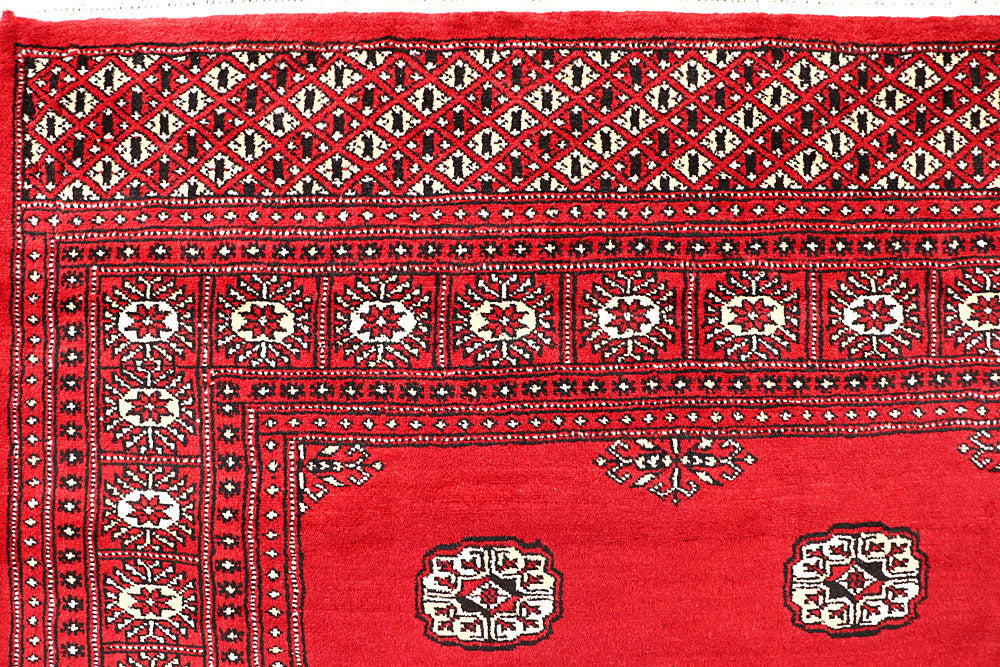 Red Bokhara 6' 8 x 6' 10 - No. 60805 - ALRUG Rug Store