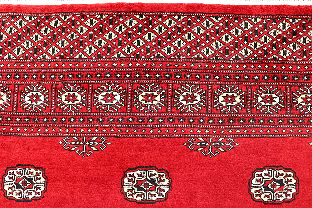 Red Bokhara 6' 8 x 6' 10 - No. 60805 - ALRUG Rug Store