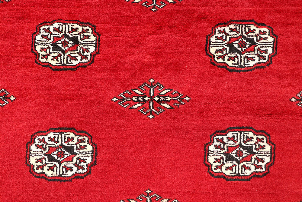 Red Bokhara 6' 8 x 6' 10 - No. 60805 - ALRUG Rug Store