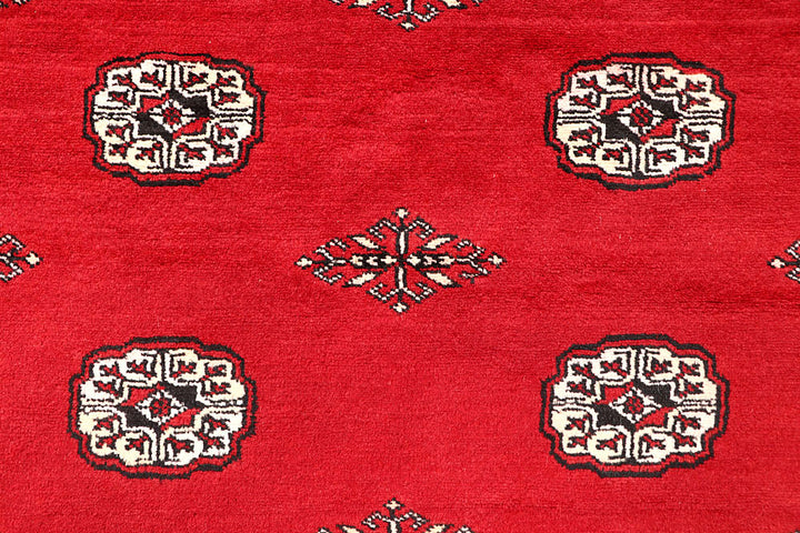 Red Bokhara 6' 8 x 6' 10 - No. 60805 - ALRUG Rug Store
