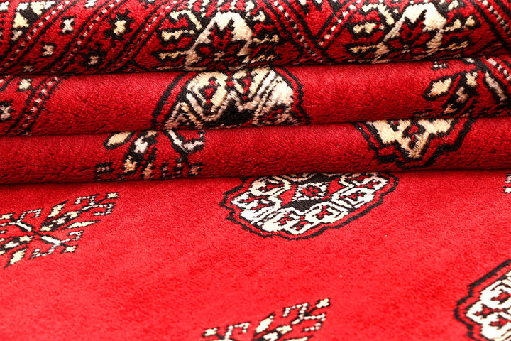 Red Bokhara 6' 8 x 6' 10 - No. 60805 - ALRUG Rug Store