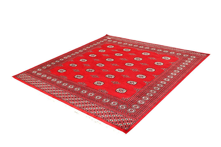 Red Bokhara 6' 8 x 6' 10 - No. 60805 - ALRUG Rug Store