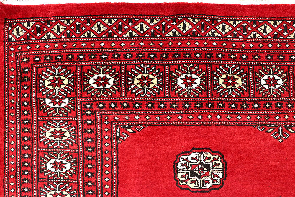 Red Bokhara 6' 8 x 6' 11 - No. 60806 - ALRUG Rug Store