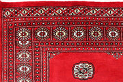 Red Bokhara 6' 8 x 6' 11 - No. 60806 - ALRUG Rug Store