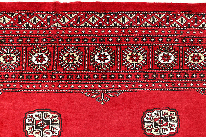 Red Bokhara 6' 8 x 6' 11 - No. 60806 - ALRUG Rug Store