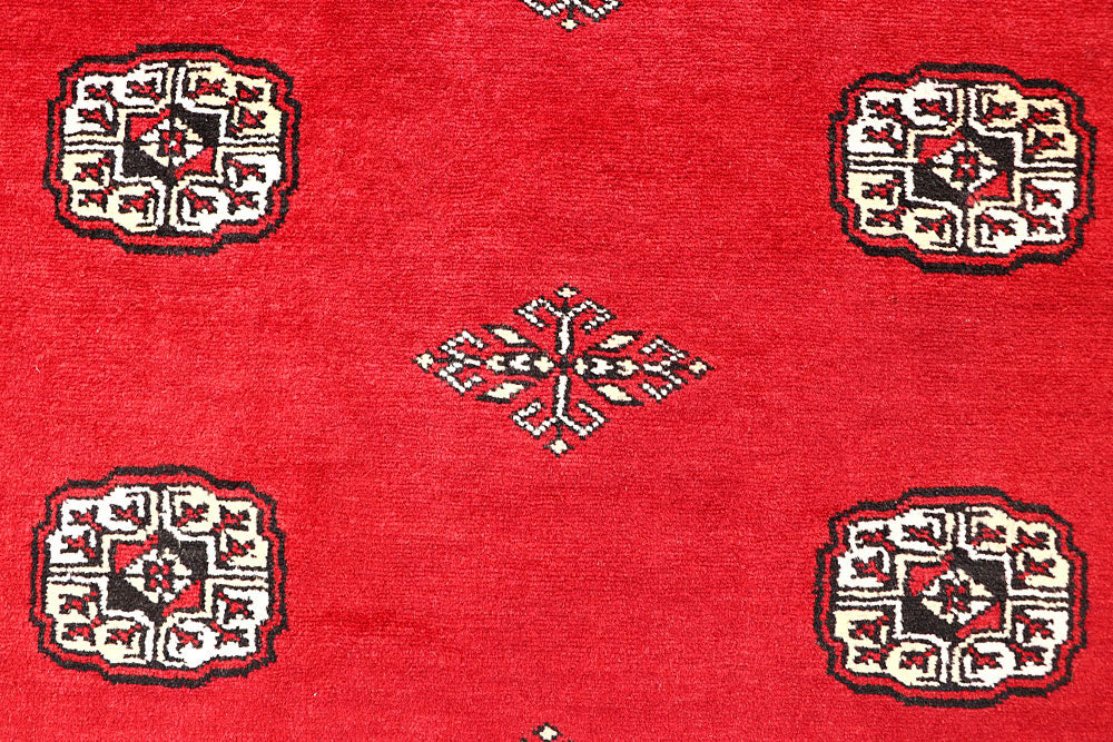 Red Bokhara 6' 8 x 6' 11 - No. 60806 - ALRUG Rug Store