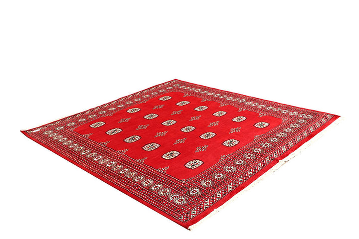 Red Bokhara 6' 8 x 6' 11 - No. 60806 - ALRUG Rug Store