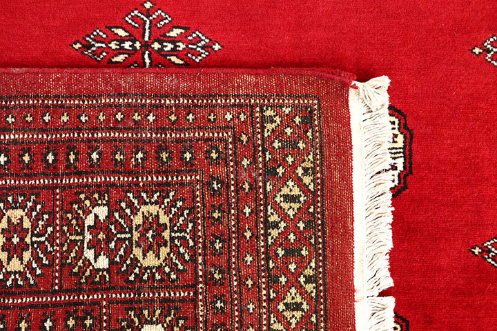 Red Bokhara 6' 8 x 6' 11 - No. 60806 - ALRUG Rug Store