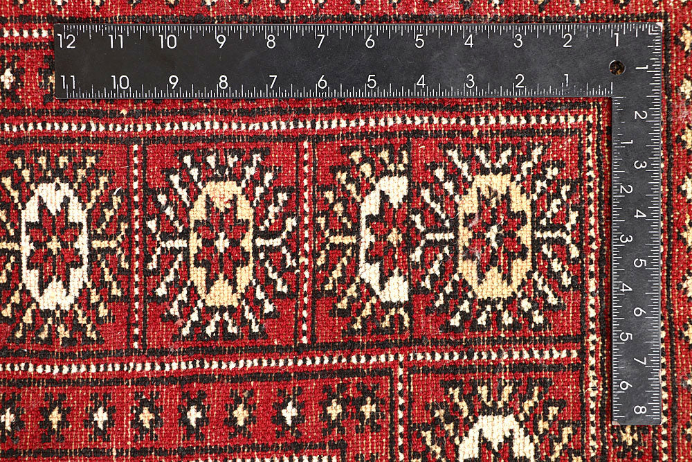 Red Bokhara 6' 8 x 6' 11 - No. 60806 - ALRUG Rug Store