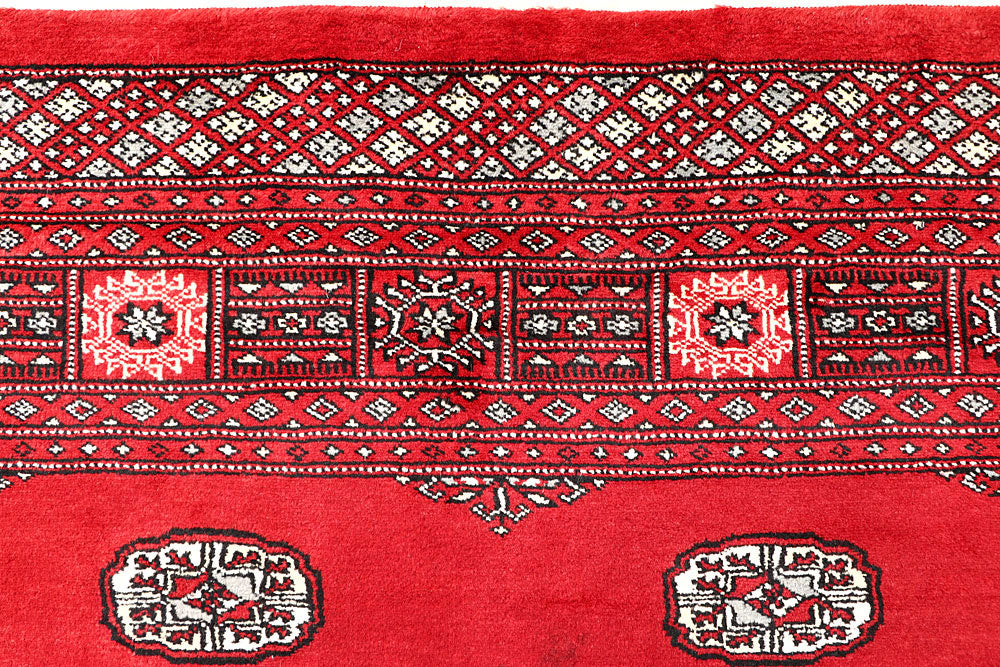 Red Bokhara 6' 9 x 6' 7 - No. 60807 - ALRUG Rug Store