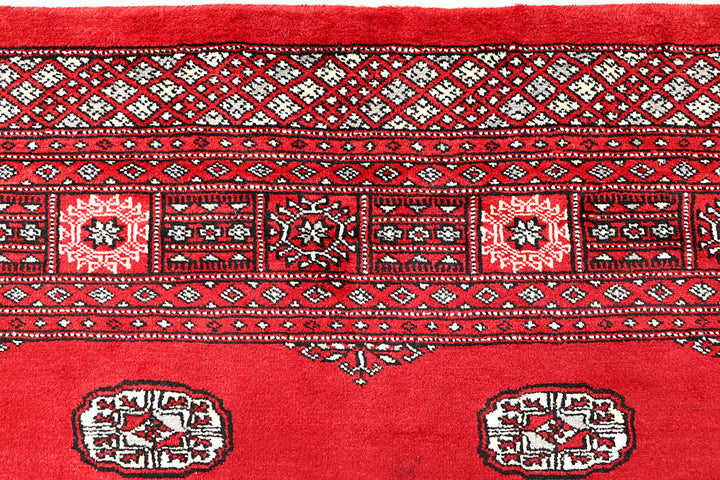 Red Bokhara 6' 9 x 6' 7 - No. 60807 - ALRUG Rug Store