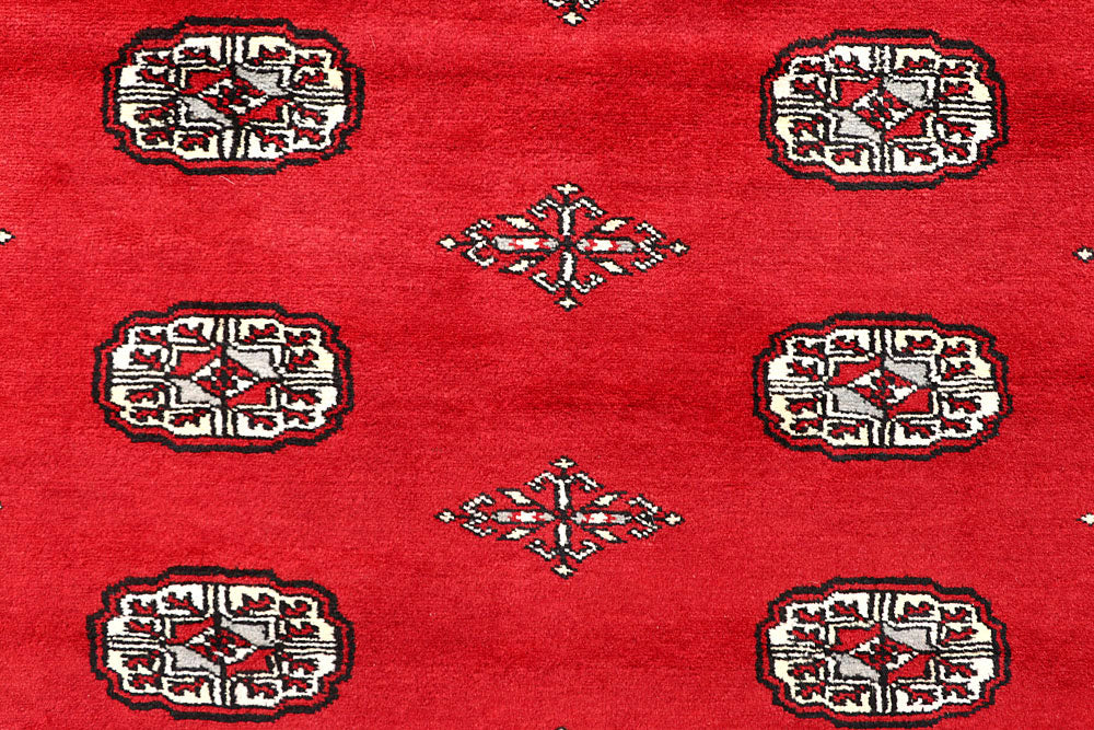 Red Bokhara 6' 9 x 6' 7 - No. 60807 - ALRUG Rug Store