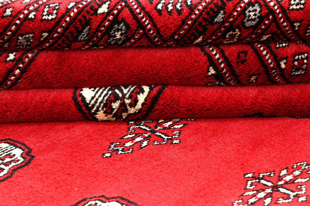 Red Bokhara 6' 9 x 6' 7 - No. 60807 - ALRUG Rug Store