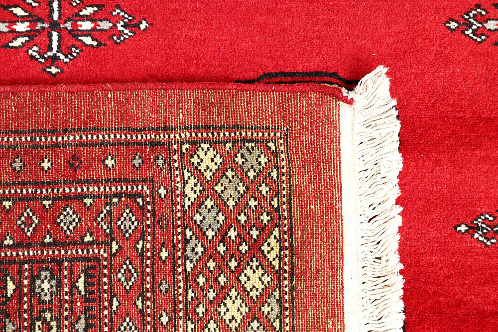 Red Bokhara 6' 9 x 6' 7 - No. 60807 - ALRUG Rug Store