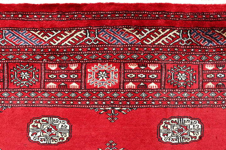 Red Bokhara 6' 7 x 7' 1 - No. 60808 - ALRUG Rug Store