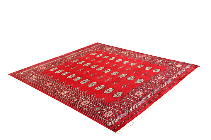 Red Bokhara 6' 7 x 7' 1 - No. 60808 - ALRUG Rug Store