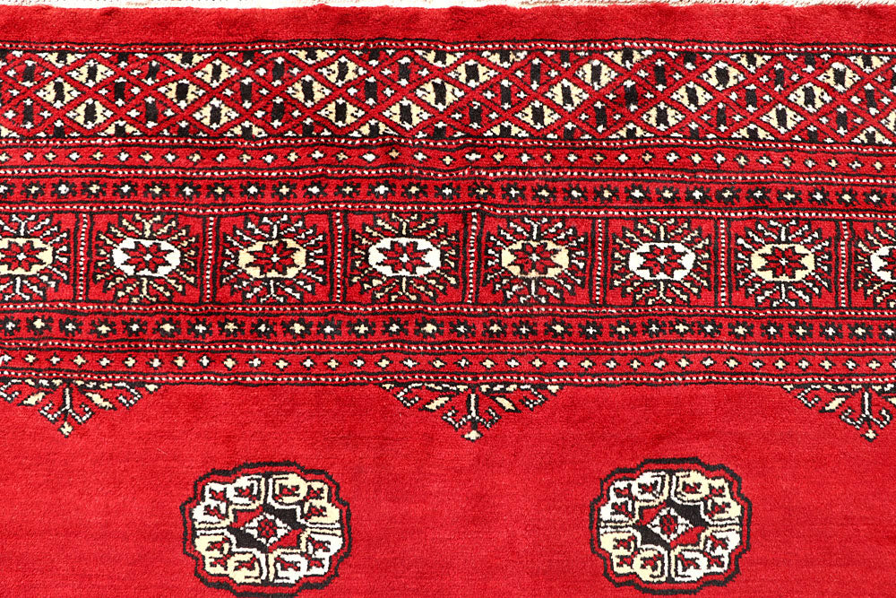 Red Bokhara 6' 7 x 6' 11 - No. 60809 - ALRUG Rug Store