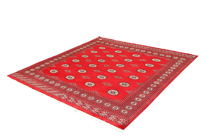 Red Bokhara 6' 7 x 6' 11 - No. 60809 - ALRUG Rug Store