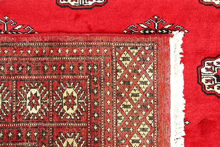 Red Bokhara 6' 7 x 6' 11 - No. 60809 - ALRUG Rug Store