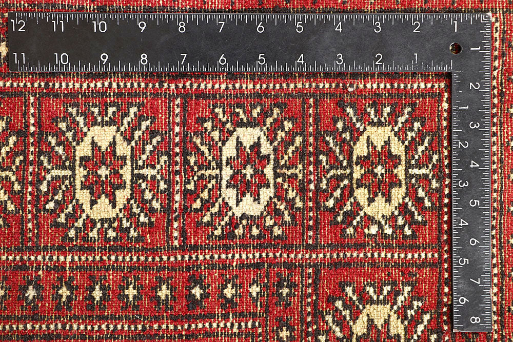 Red Bokhara 6' 7 x 6' 11 - No. 60809 - ALRUG Rug Store