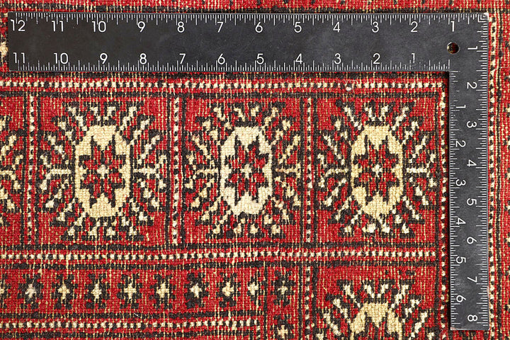 Red Bokhara 6' 7 x 6' 11 - No. 60809 - ALRUG Rug Store