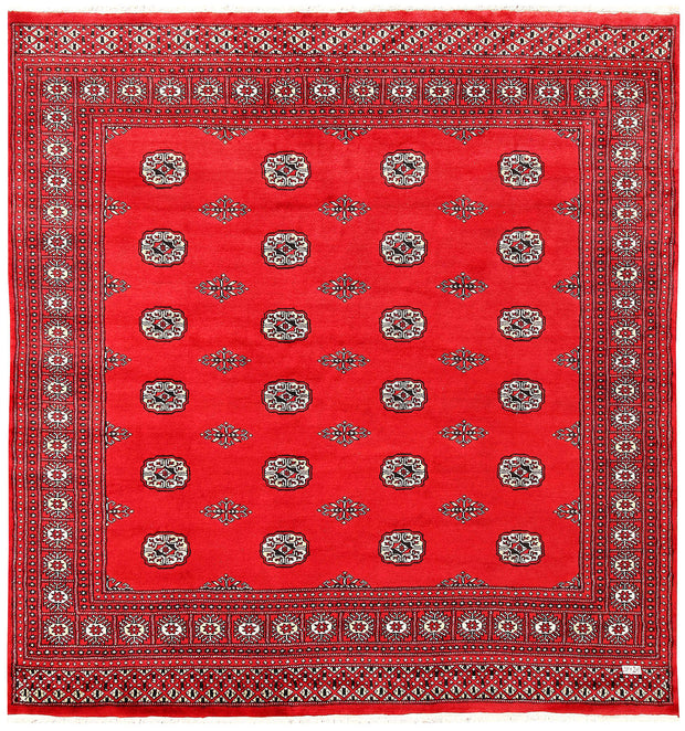 Red Bokhara 6' 7 x 6' 11 - No. 60809 - ALRUG Rug Store