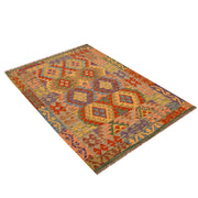 Vegetable Kilim 3' 8 x 5' 8 (ft) - No. AL87053 - ALRUG Rug Store