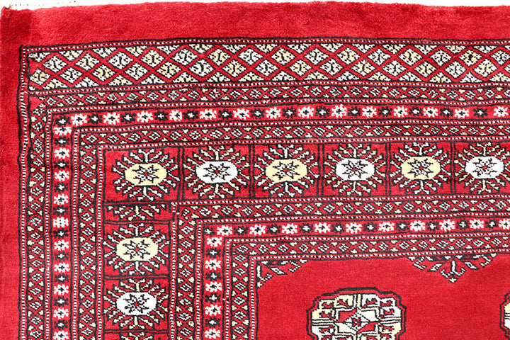 Red Bokhara 6' 11 x 6' 11 - No. 60811 - ALRUG Rug Store
