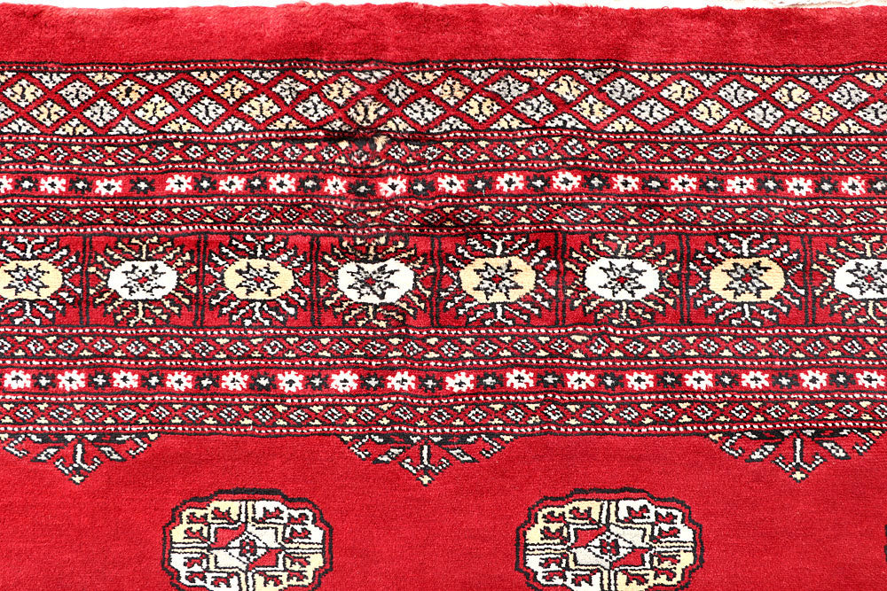 Red Bokhara 6' 11 x 6' 11 - No. 60811 - ALRUG Rug Store
