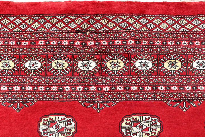 Red Bokhara 6' 11 x 6' 11 - No. 60811 - ALRUG Rug Store