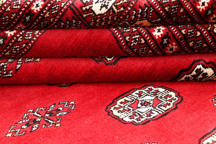 Red Bokhara 6' 11 x 6' 11 - No. 60811 - ALRUG Rug Store