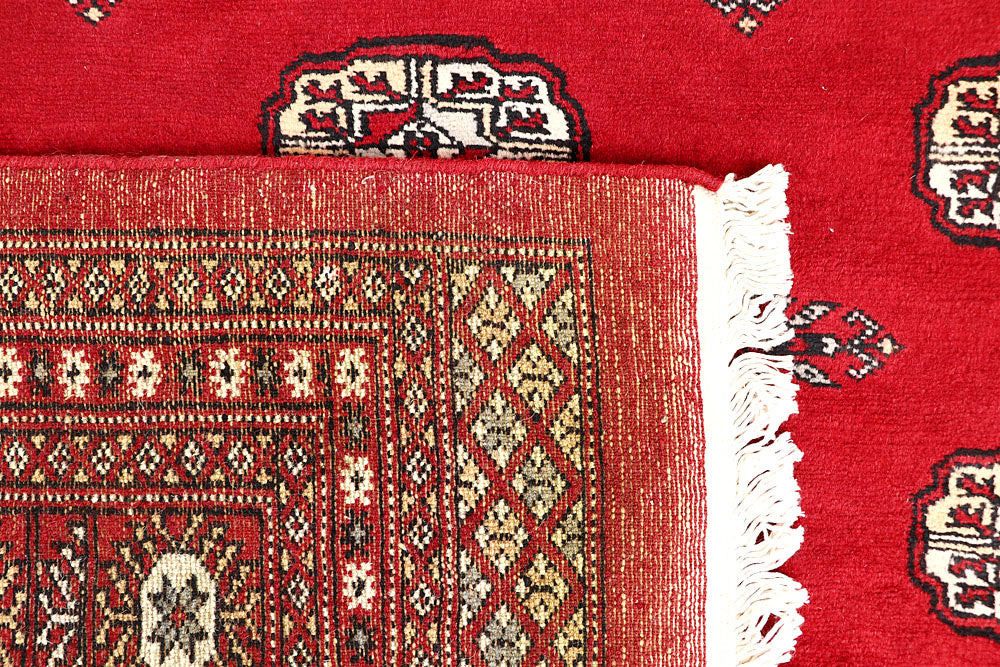 Red Bokhara 6' 11 x 6' 11 - No. 60811 - ALRUG Rug Store