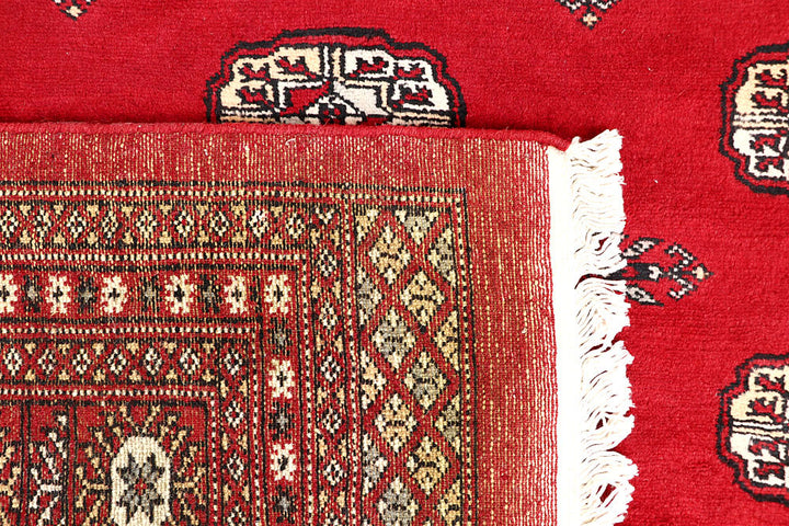 Red Bokhara 6' 11 x 6' 11 - No. 60811 - ALRUG Rug Store