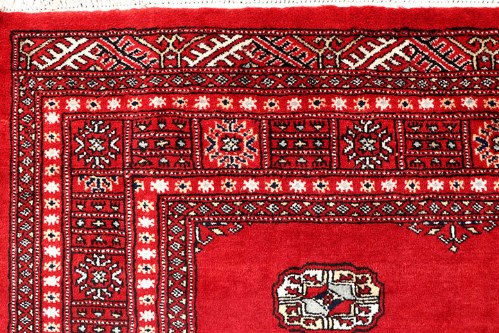 Red Bokhara 6' 7 x 6' 7 - No. 60812 - ALRUG Rug Store