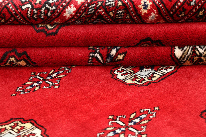 Red Bokhara 6' 7 x 6' 7 - No. 60812 - ALRUG Rug Store