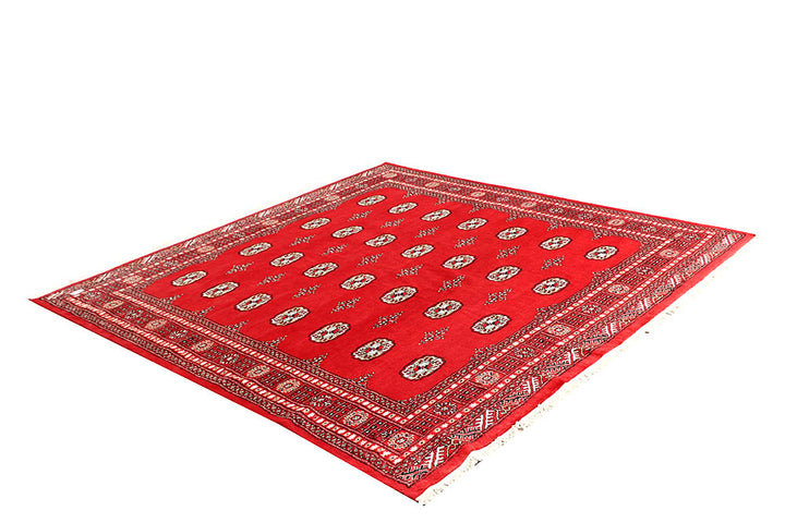 Red Bokhara 6' 7 x 6' 7 - No. 60812 - ALRUG Rug Store