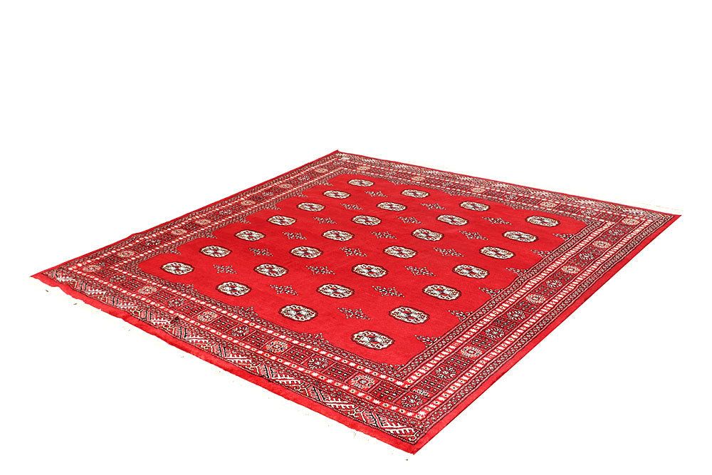 Red Bokhara 6' 7 x 6' 7 - No. 60812 - ALRUG Rug Store