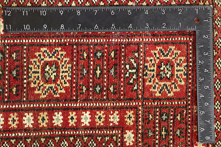 Red Bokhara 6' 7 x 6' 7 - No. 60812 - ALRUG Rug Store