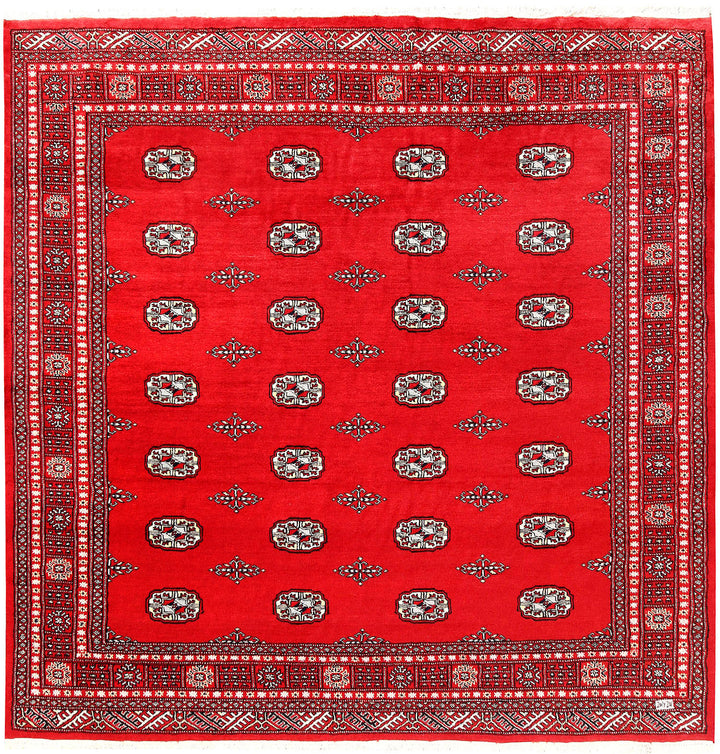 Red Bokhara 6' 7 x 6' 7 - No. 60812 - ALRUG Rug Store