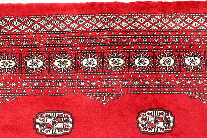 Red Bokhara 6' 10 x 7' - No. 60813 - ALRUG Rug Store