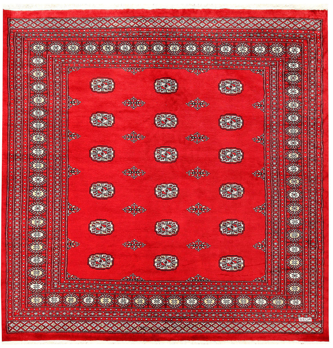 Red Bokhara 6' 10 x 7' - No. 60813 - ALRUG Rug Store
