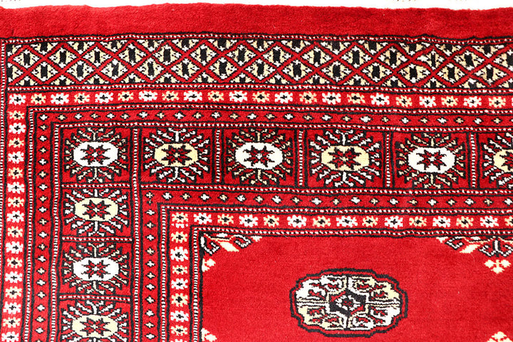 Red Bokhara 6' 7 x 6' 8 - No. 60814 - ALRUG Rug Store