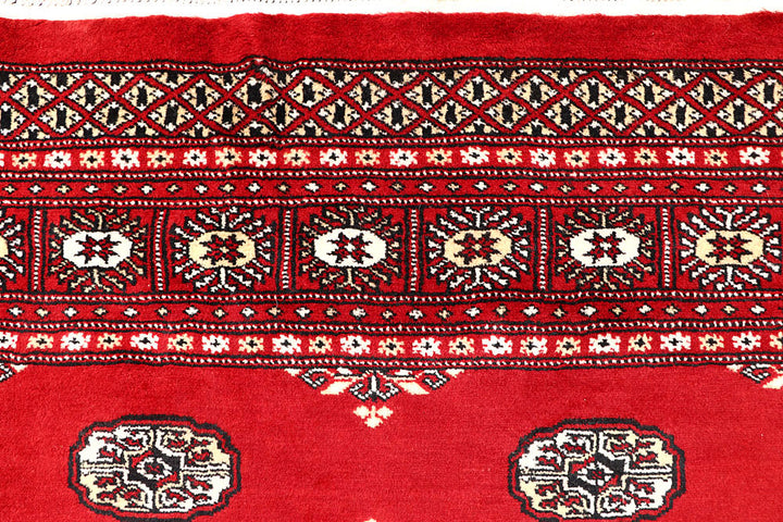 Red Bokhara 6' 7 x 6' 8 - No. 60814 - ALRUG Rug Store