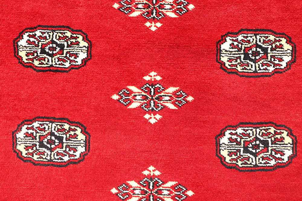 Red Bokhara 6' 7 x 6' 8 - No. 60814 - ALRUG Rug Store