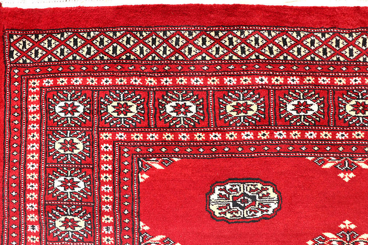 Red Bokhara 6' 5 x 6' 9 - No. 60815 - ALRUG Rug Store