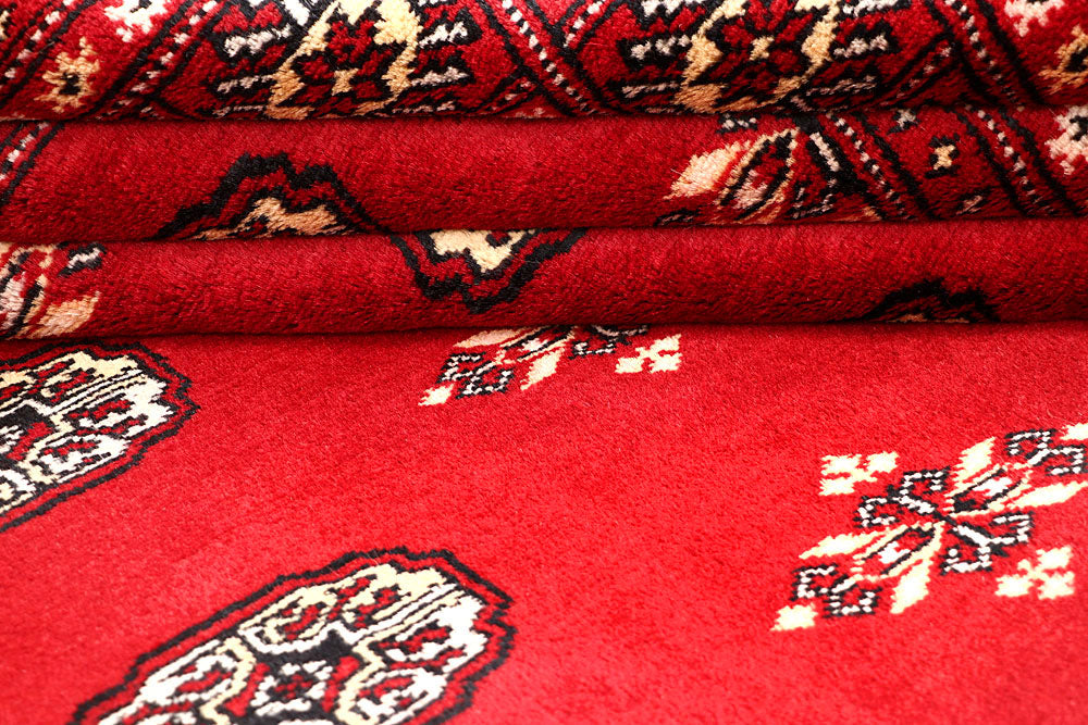 Red Bokhara 6' 5 x 6' 9 - No. 60815 - ALRUG Rug Store