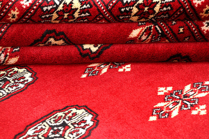 Red Bokhara 6' 5 x 6' 9 - No. 60815 - ALRUG Rug Store