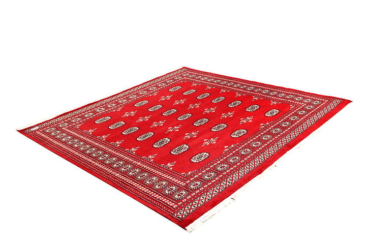 Red Bokhara 6' 5 x 6' 9 - No. 60815 - ALRUG Rug Store